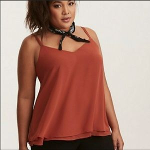Torrid size 1 swing tank in rust